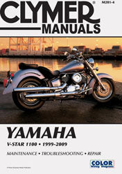 Clymer Repair Manual for Yamaha V Star 1100 Custom (1999-2008) – DIY Motorcycle Maintenance Guide