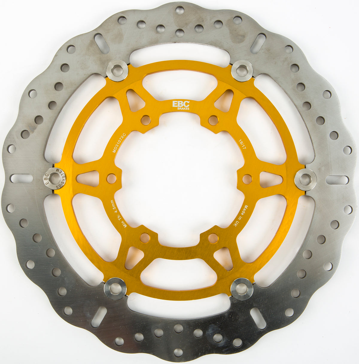 EBC MD3107XC Contour Street Brake Rotor for 2017 Suzuki GSX-R1000 and GSX-R1000R
