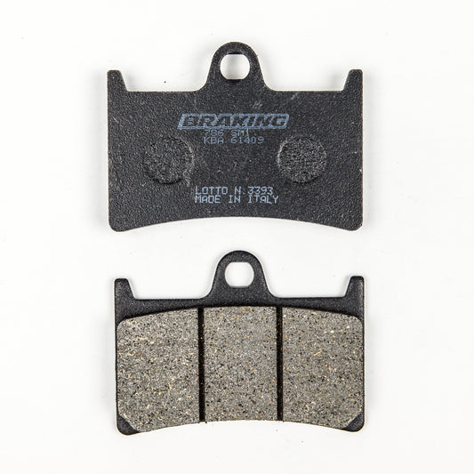 BRAKING Part Number 786SM1 Semi Metallic Brake Pad Set for Yamaha Motorcycles