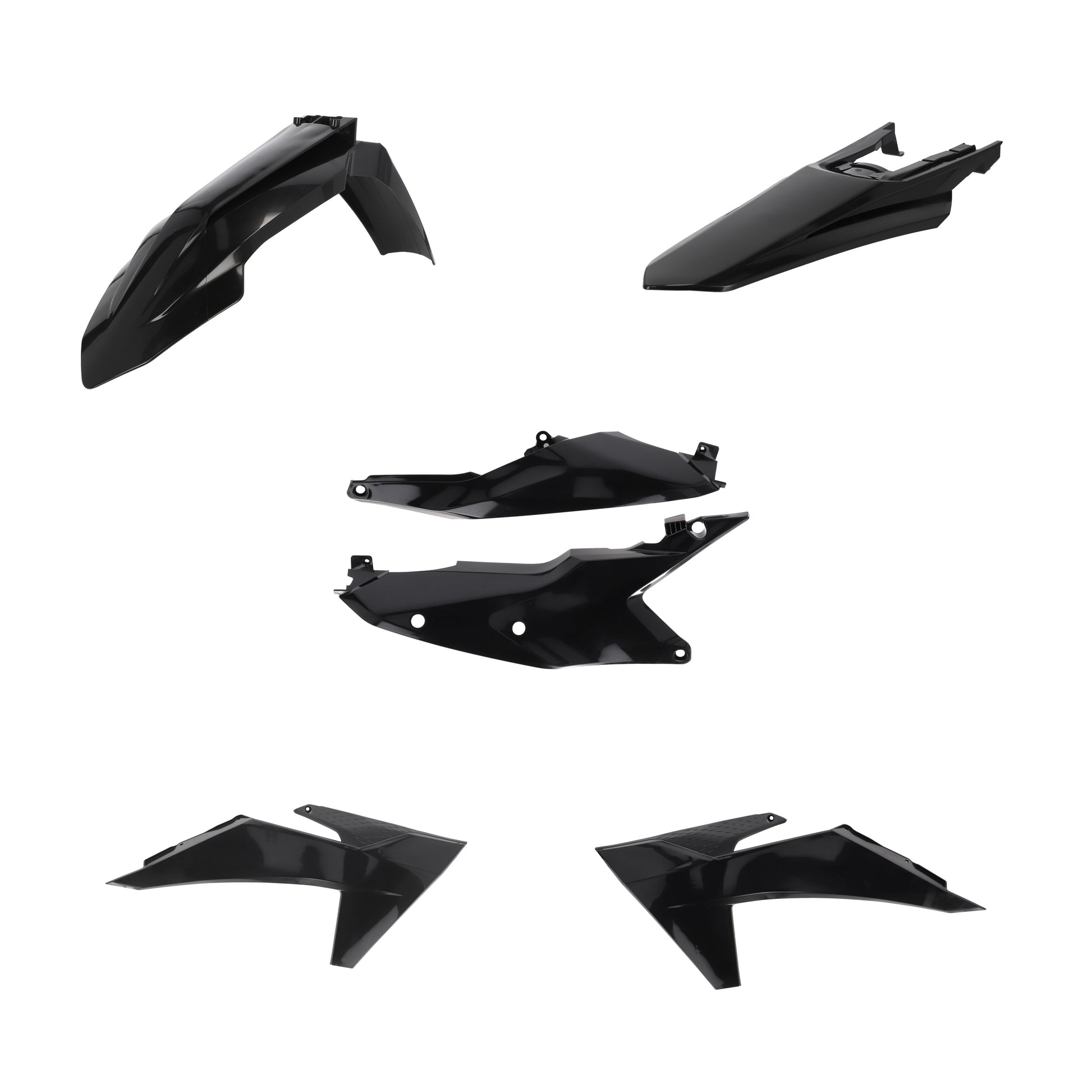 ACERBIS Plastic Kit KTM Black - Offroad Replacement Body Parts