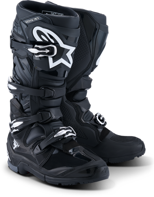 Alpinestars Tech 7 Enduro Boots Black, Anthracite & White – Offroad Motorcycle Footwear