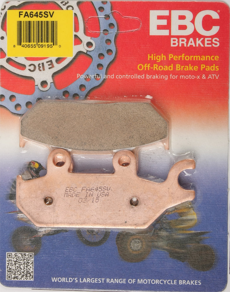 EBC Fa645sv Severe Duty Sintered Metal Brake Pads for ATV/UTV - Long-Lasting Performance