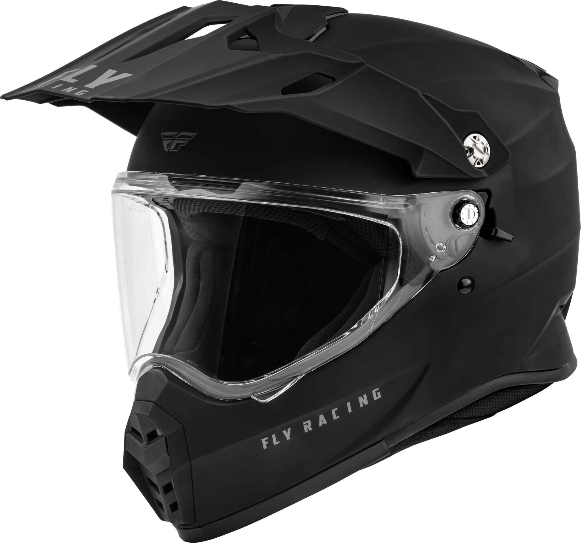 Fly Racing Trekker Solid Helmet Matte Black Small – Full-Face Street Motorcycle Helmet with Advanced Safety Features