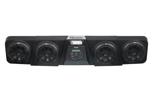 HOPPE HPEL-0108 Audio Mini Marine Audio System for ATV/UTV with Bluetooth and RGB LED Speakers