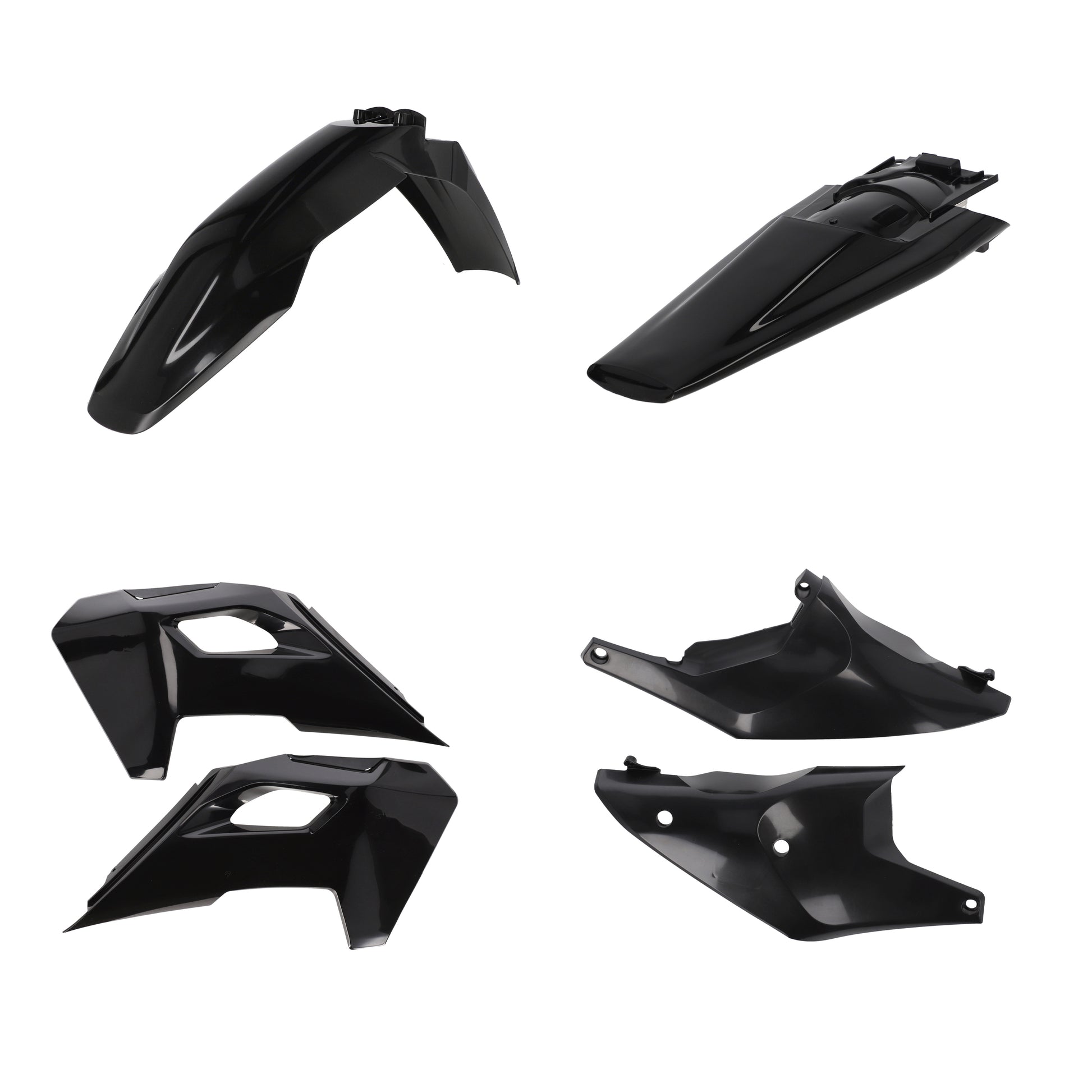 ACERBIS Plastic Kit Hus Black - Offroad Replacement Body Parts