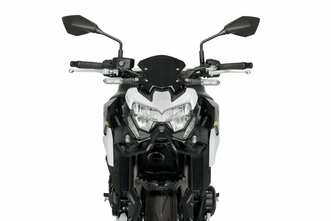 PUIG Downforce Front Spoiler for Kawasaki Z900 (2022-2023) - Matte Black