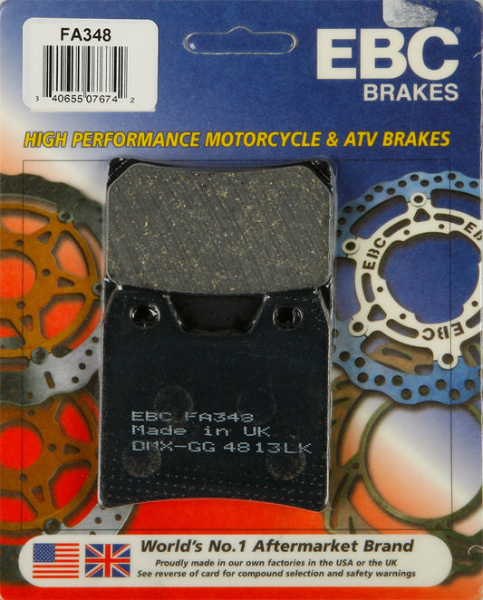 EBC FA348 Brake Pads for Yamaha FZS1000 FZ1 (2001-2005) - Street Performance