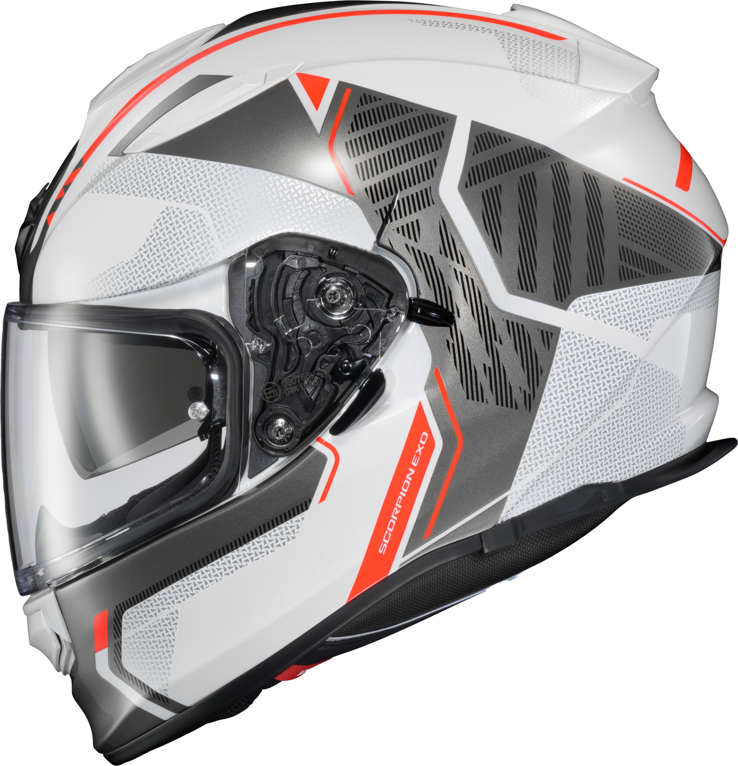 Scorpion EXO Ryzer Full Face Helmet - White/Grey Large, DOT & ECE 22.06 Certified