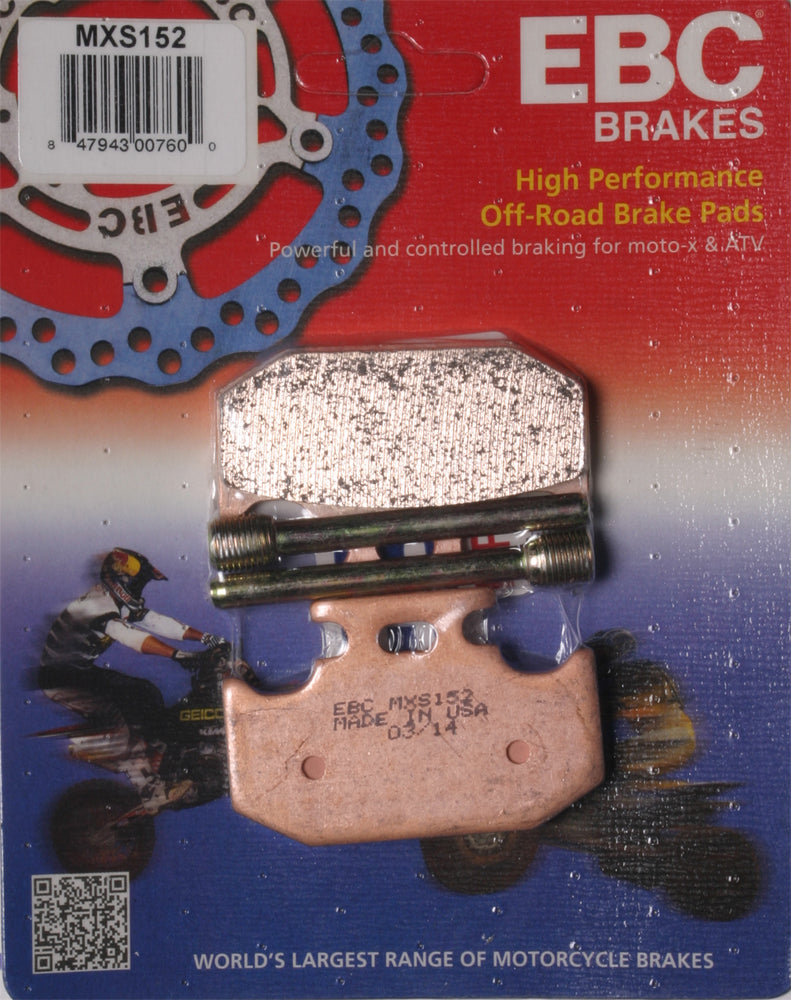 EBC MXS152 Moto X Race Brake Pads for Kawasaki KX250 and KDX 200 Models