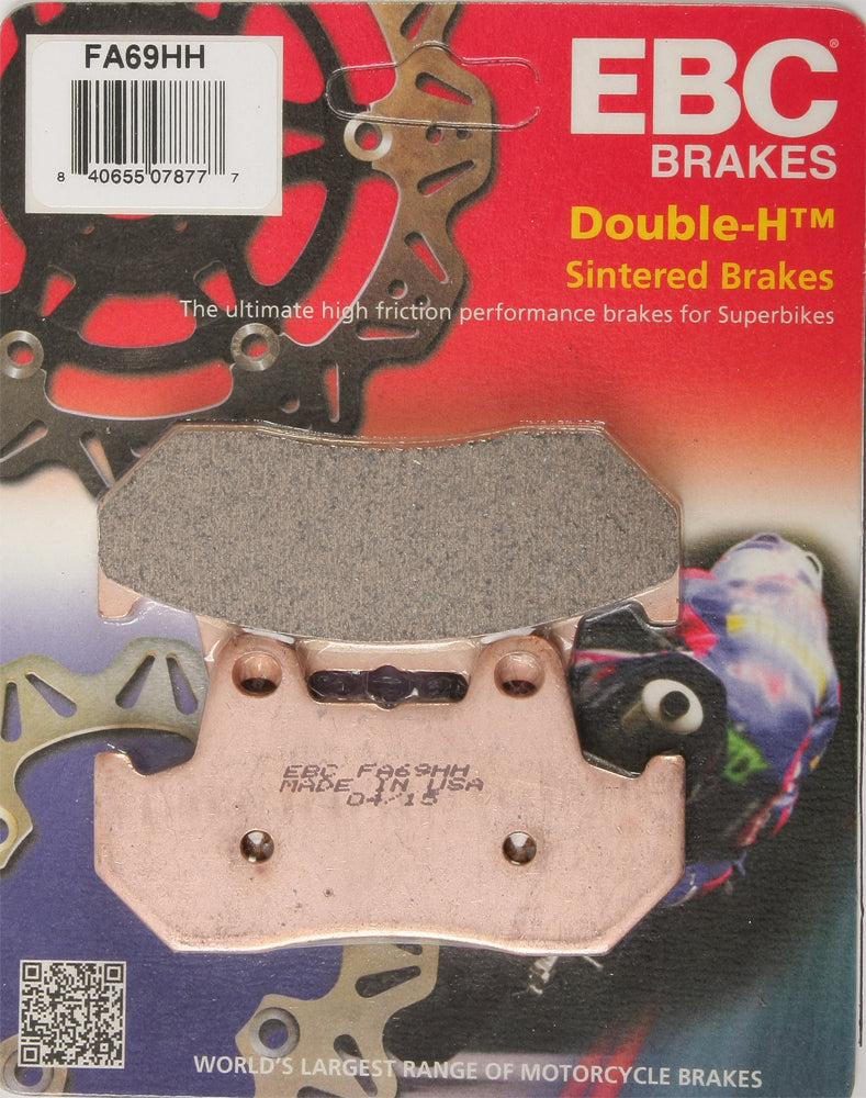 EBC Fa69HH Double H Sintered Brake Pads for Honda Motorcycles and Scooters