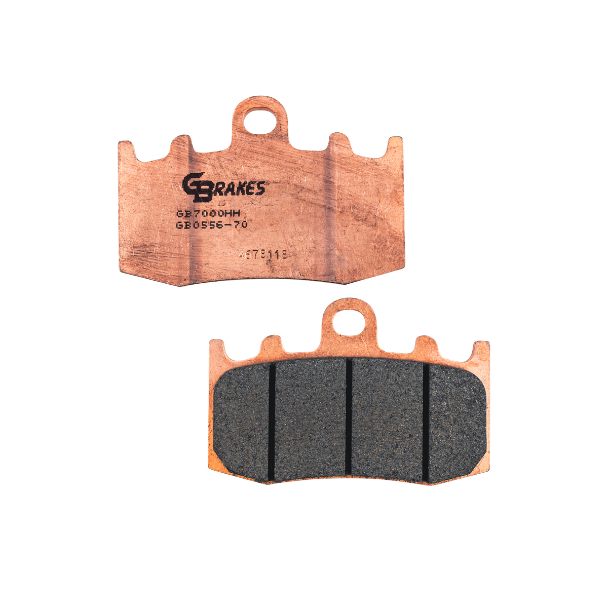 GBRAKES GB0556-70 Sintered Brake Pads for Street Vehicles