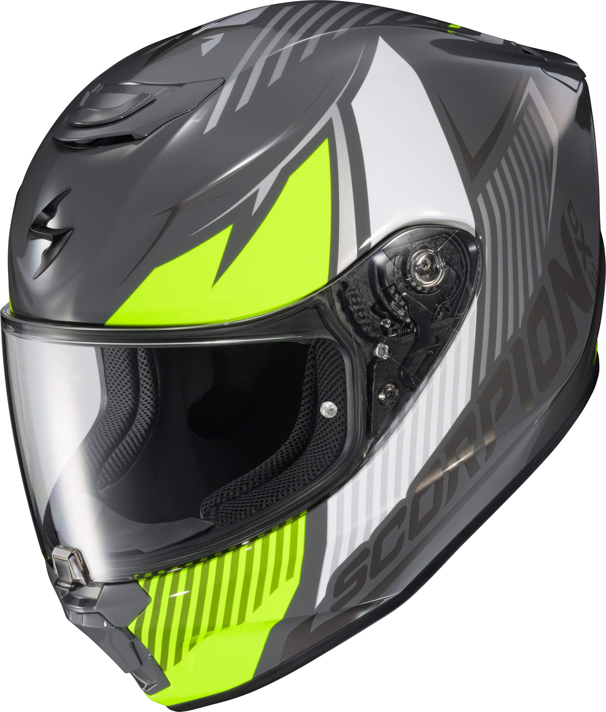 Scorpion EXO Exo R330 Full Face Helmet - Hi-Vis Yellow, X-Large