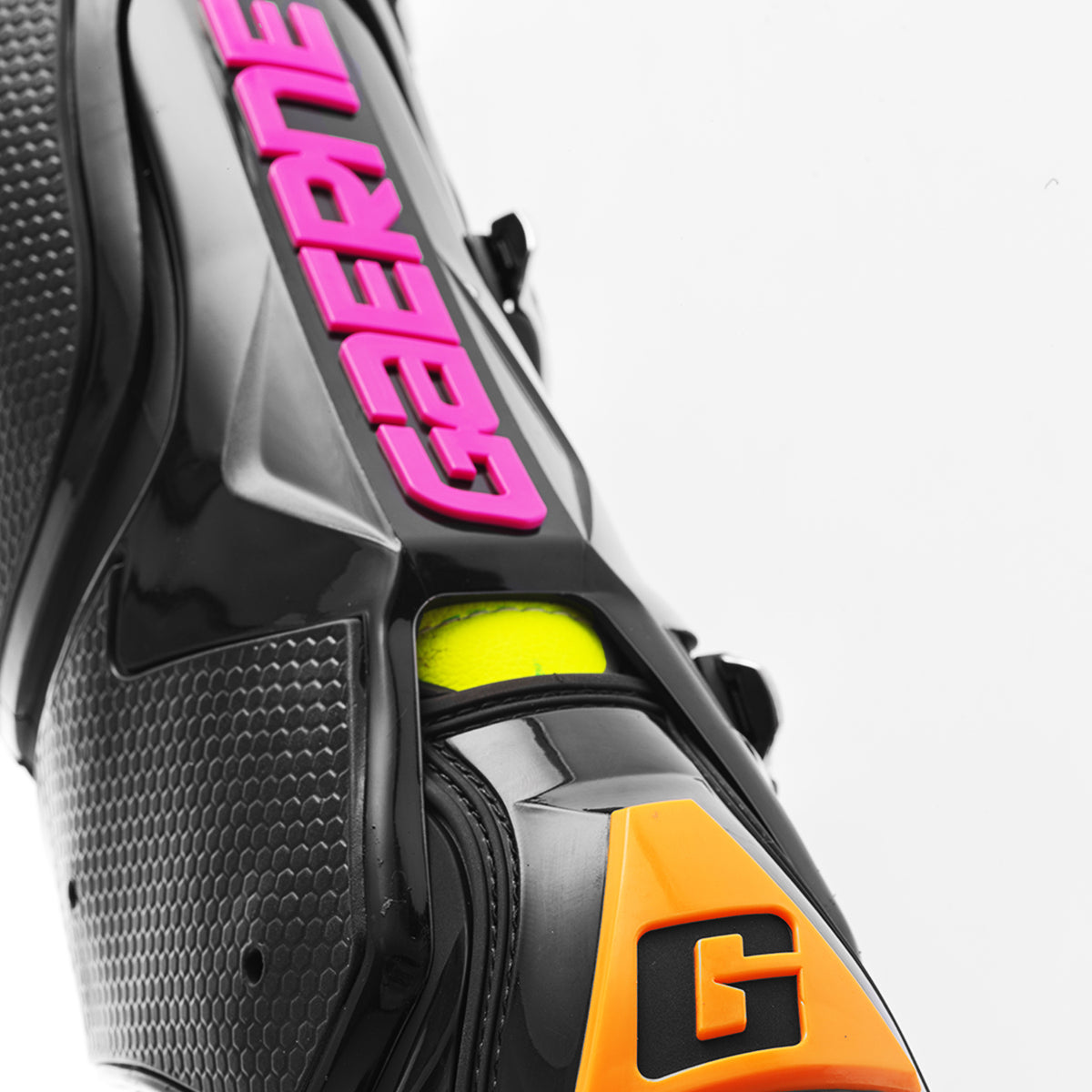 Gaerne SG-12 Offroad Motorcycle Boots Black/Orange/Pink Size 9
