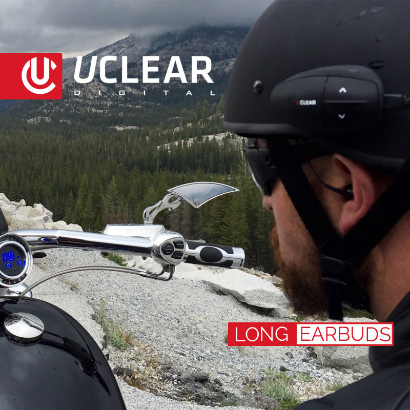 UCLEAR Pulse Plus HDS20 Half Helmet Earbuds – Universal Fit for Motorcycle and Outdoor Helmets