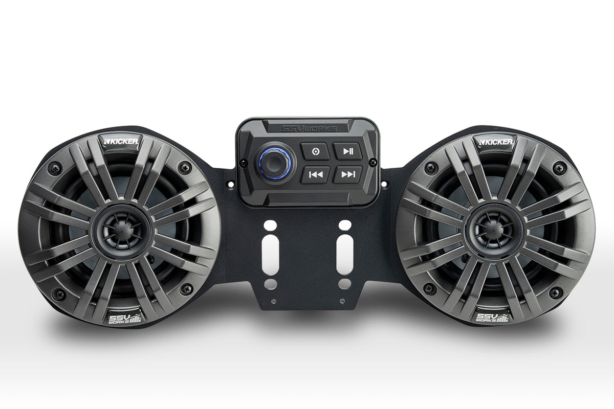 SSV Works 2 Speaker Kit Kicker for Can-Am Ryker (Part Number RKR-2K2)