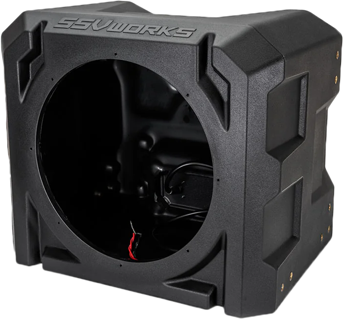 SSV Works Universal Sub Box with 10-inch Subwoofer - No Amplifier Included