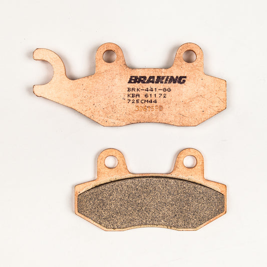 BRAKING Front Sintered Metal Brake Pad Set for ATV/UTV and Motorcycle - Part #725CM44