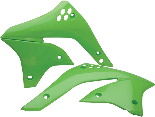 ACERBIS Front Radiator Shrouds for Kawasaki KX450F 2006-2008, Green
