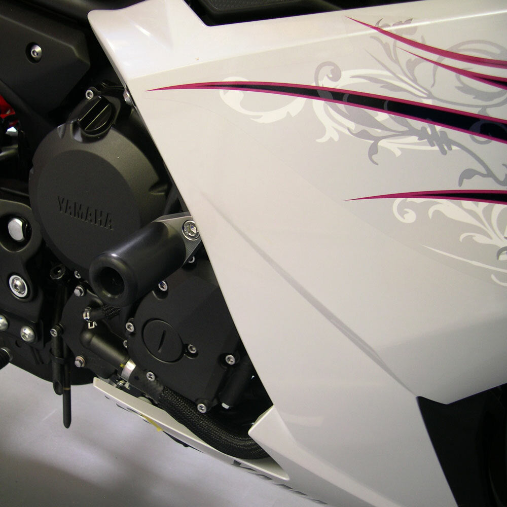 Shogun Motorsports Black Frame Sliders for Yamaha FZ6R – Model Years 2009-2017