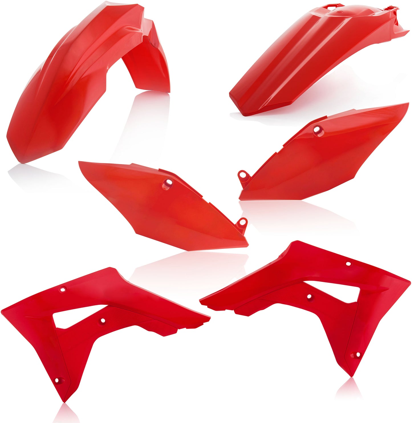 ACERBIS Plastic Kit Red for Honda CRF450R-S (2022-2024) Offroad Replacement Body Parts