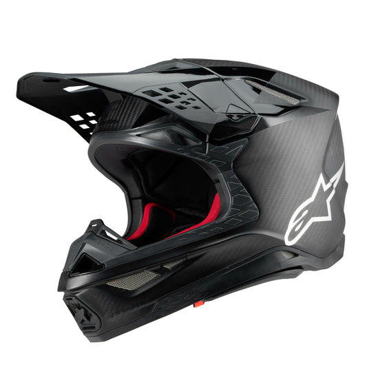 Alpinestars Supertech S M10 Fame Helmet Black/Carbon 2X-Large for Offroad Motorsports