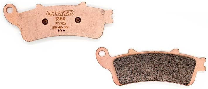 Galfer USA Sintered Brake Pads for Victory and Honda VT1300CSA Models - Part FD205G1380