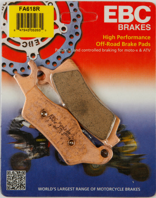 EBC Fa618R Sintered Brake Pads for 2015 Can-Am Outlander ATV/UTV Models
