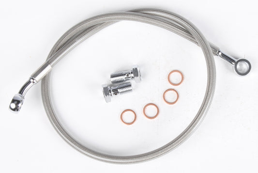 Streamline UNIV-R-26 Braided Stainless Steel Brake Line for Street Bikes