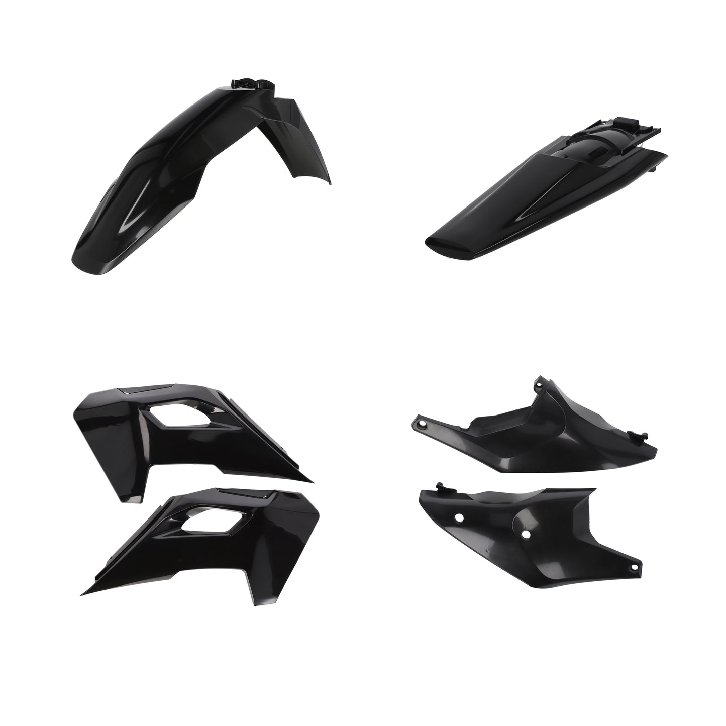 ACERBIS Plastic Kit Hus Black - Offroad Replacement Body Parts