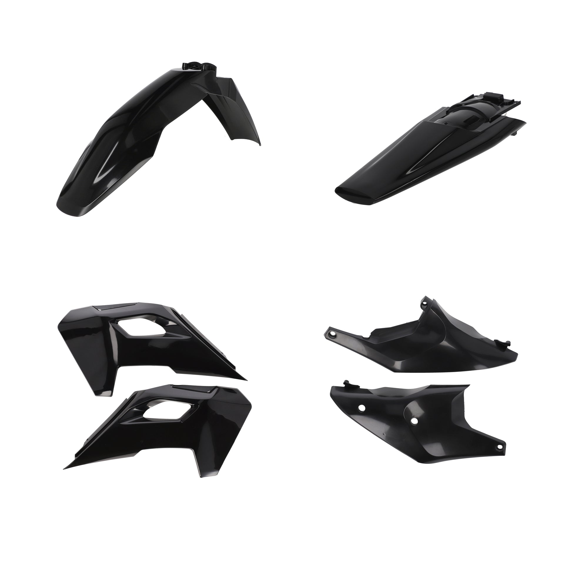 ACERBIS Plastic Kit Hus Black - Offroad Replacement Body Parts