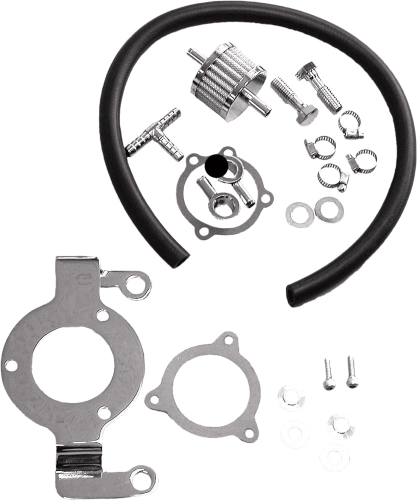 HardDrive Complete Mount Kit with Breather Hose for Harley-Davidson Touring Models (2015-2016)