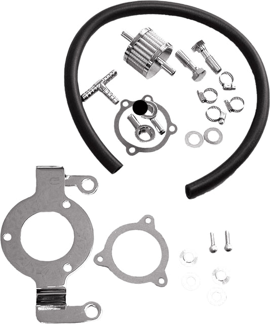 HardDrive Complete Mount Kit with Breather Hose for Harley-Davidson Touring Models (2015-2016)