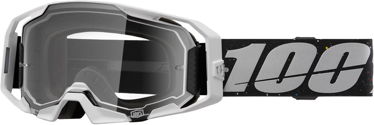 100-Percent Armatic Goggle with Clear Lens for Offroad Motocross