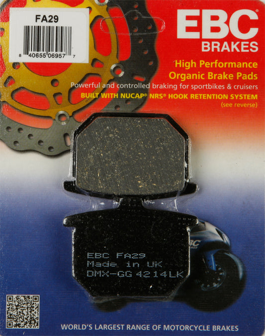 EBC FA29 Brake Pads for Honda GL1100 Gold Wing (1980-1983)
