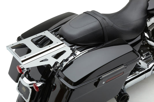 Cobra Detach 2-Up Tour Pack Mount for Harley Touring Models (Chrome, Part #602-2701)