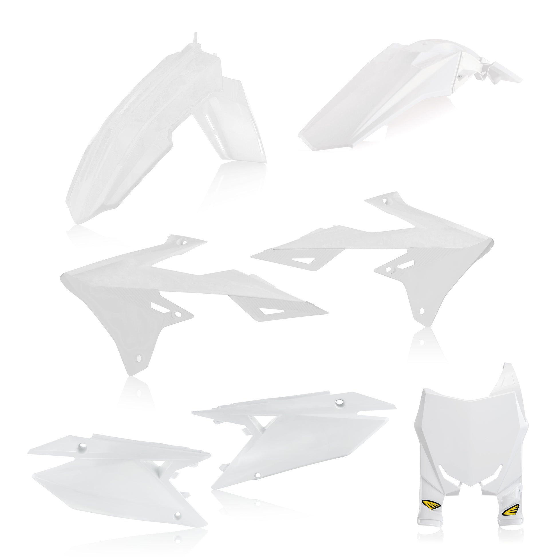 Cycra 1CYC-9430-42 Offroad 5 Piece White Body Kit for ATV and Dirt Bikes