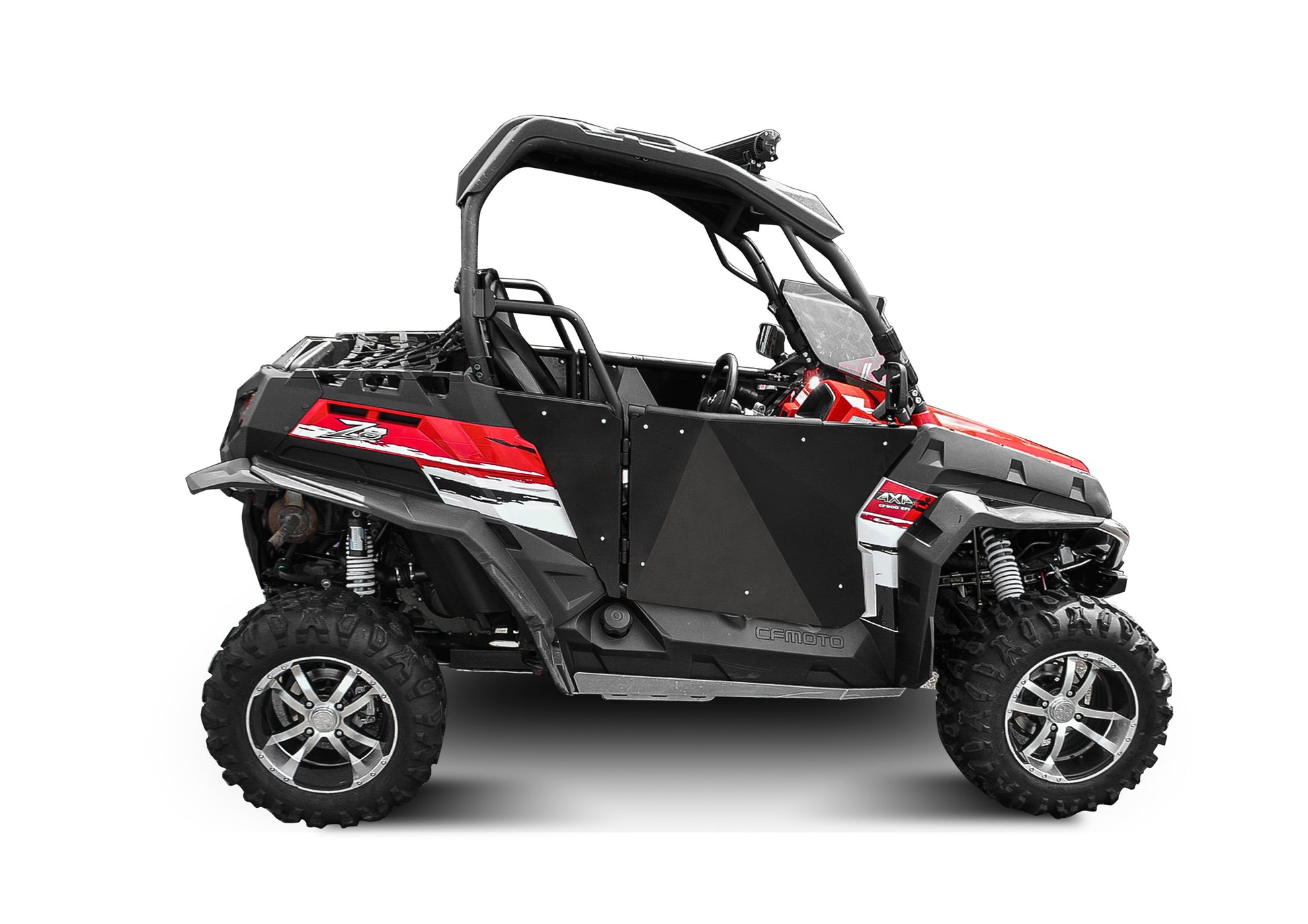 RIVAL POWERSPORTS USA Half Doors for CF-MOTO ZFORCE Models - Durable Steel Frame with Aluminum Skin