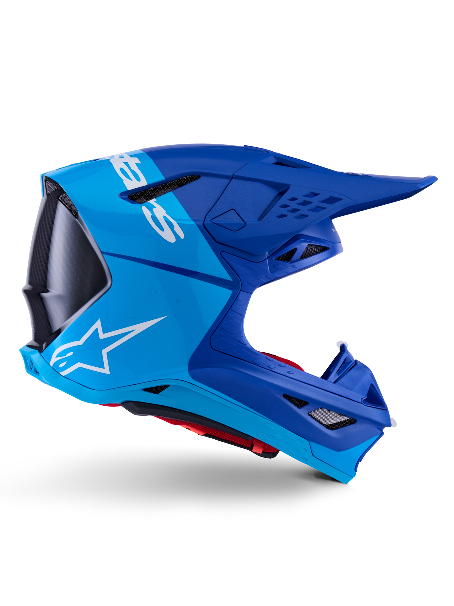 Alpinestars Supertech S M10 Flood Helmet - Large, Metallic Blue/Medium Blue/Black, Offroad