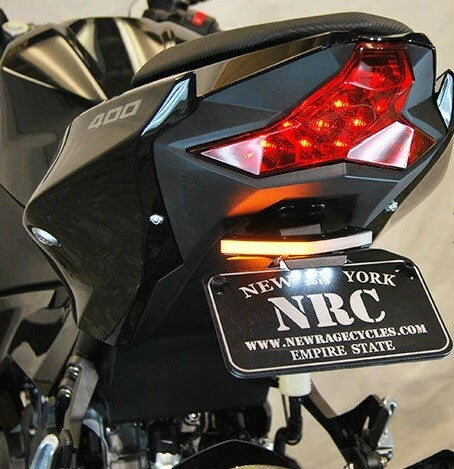 NEW RAGE CYCLES N400-FE Fender Eliminator Kit for Kawasaki Ninja 400 (2018-2023)