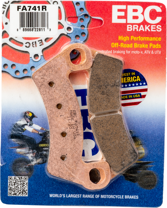 EBC Fa741R Sintered R Series Brake Pads for Arctic Cat Wildcat Sport 700 (2015-2016)