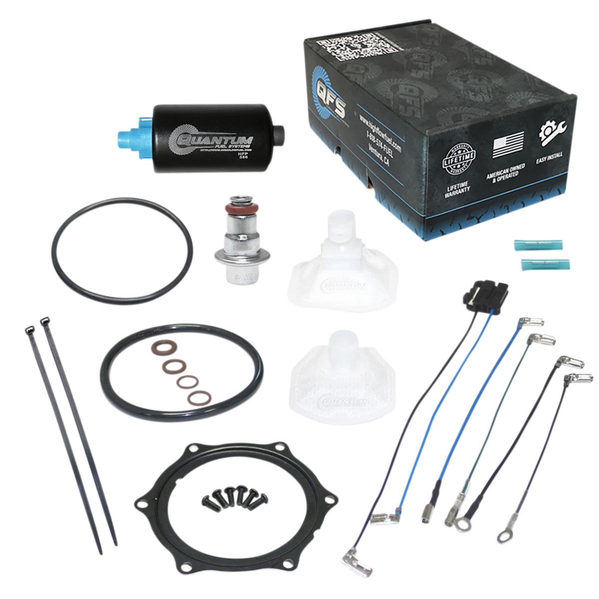 Quantum HFP-386-U2R Electric Fuel Pump for Kawasaki SX-R 160 (2017-2023)