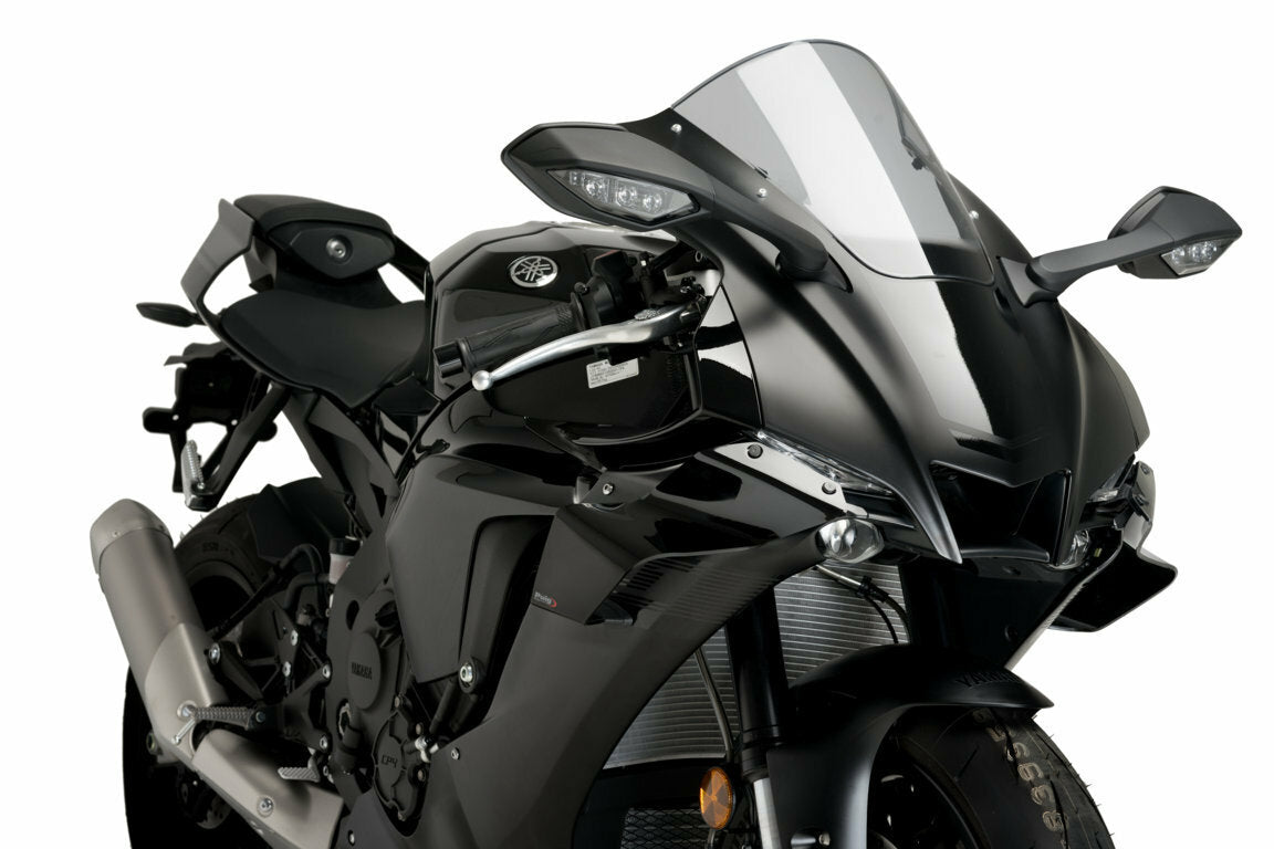 PUIG Front GP Spoiler for Yamaha YZF-R1 Series - Black | Part #20523N