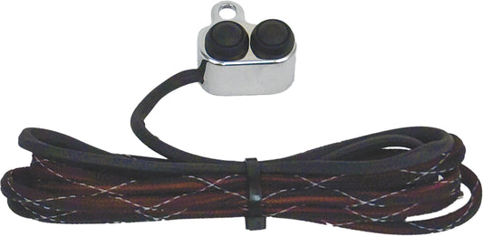 ARNOTT Handlebar Mounted Push Button Switch Control for Harley-Davidson® Suspension – Chrome Finish