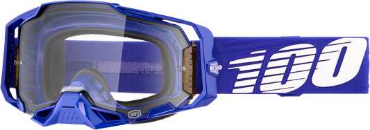 100 Percent Armega Goggle with Clear Lens – Offroad Impact-Resistant Eyewear