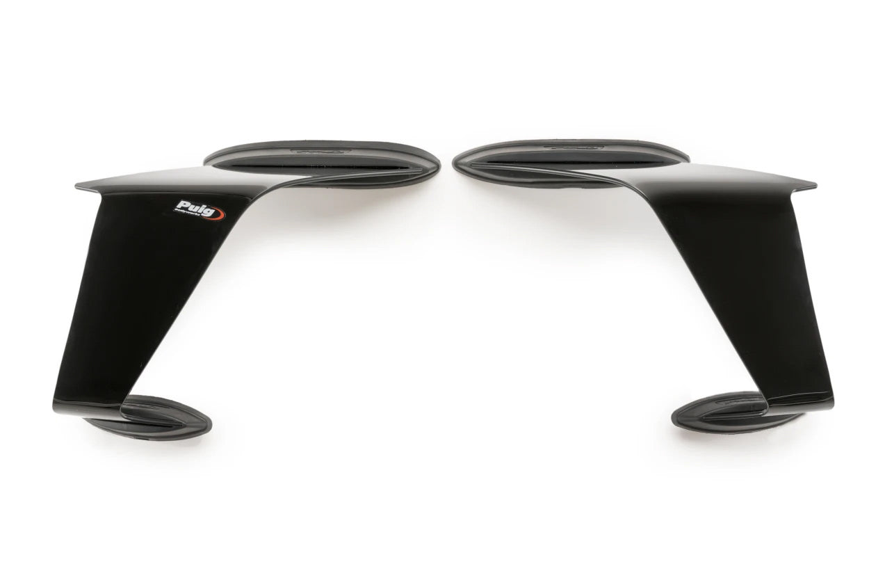 PUIG Race Side Spoilers Black for Kawasaki - Part 20543N