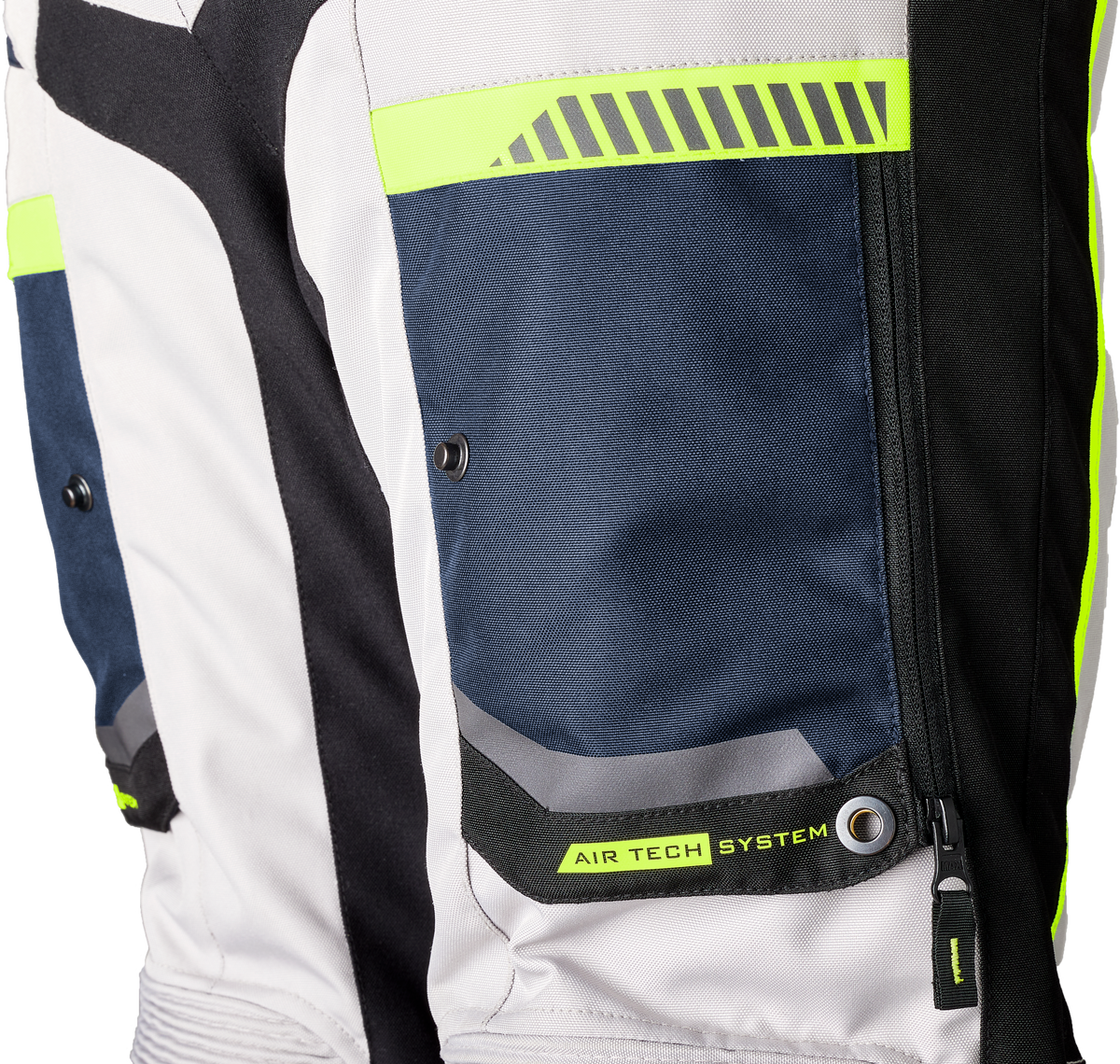 RST Maverick Evo CE Jean Pants for Street Riding - Navy/Silver, US 30