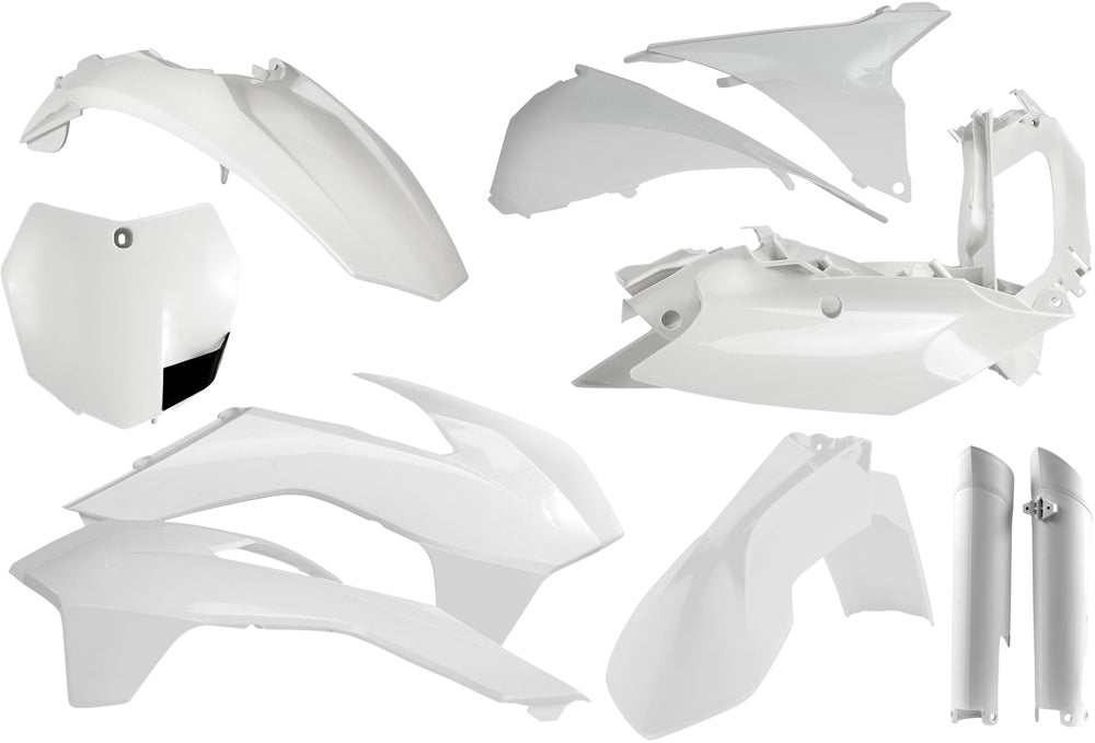 Acerbis Full Plastic Kit White for KTM Models (Part #2314330002)
