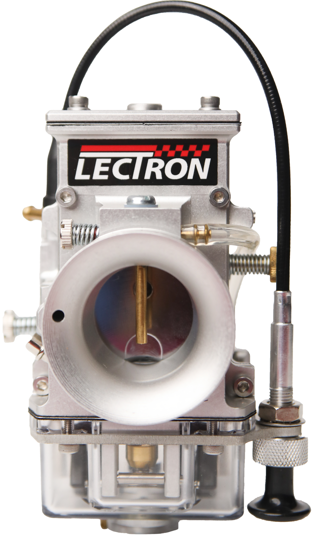 LECTRONS LLC Billetron HD-X+ 96-124ci Carburetor with 34" Cable - Slip-In Intake for Harley Davidson V-Twin Engines