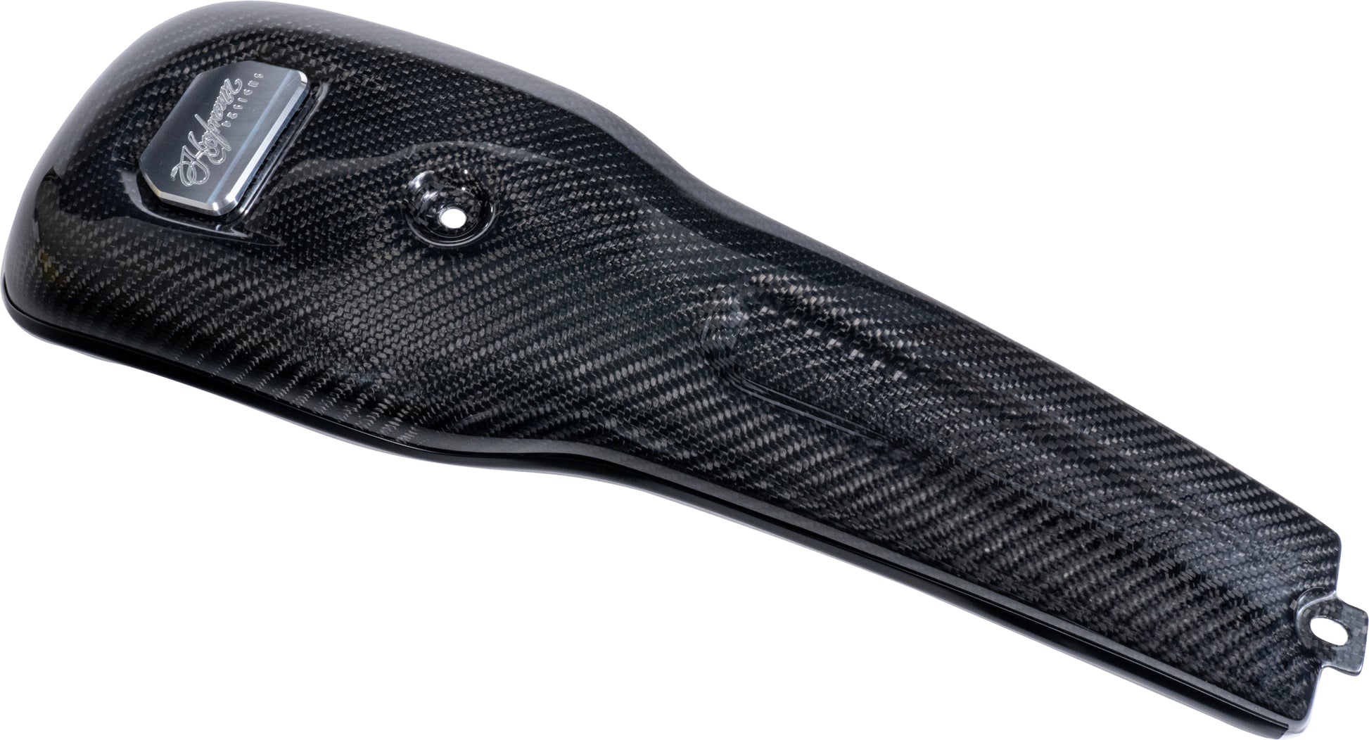 HOFMANN DESIGNS Carbon Fiber Dash Low Rider St Billet Logo for Harley Davidson V-Twin Models