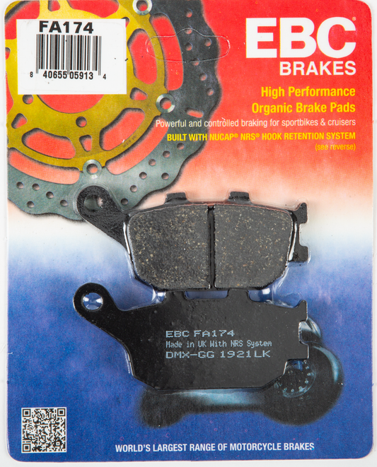 EBC FA174 Brake Pads for Yamaha FZ-07, Suzuki GSX-S1000 & More – Offroad Performance